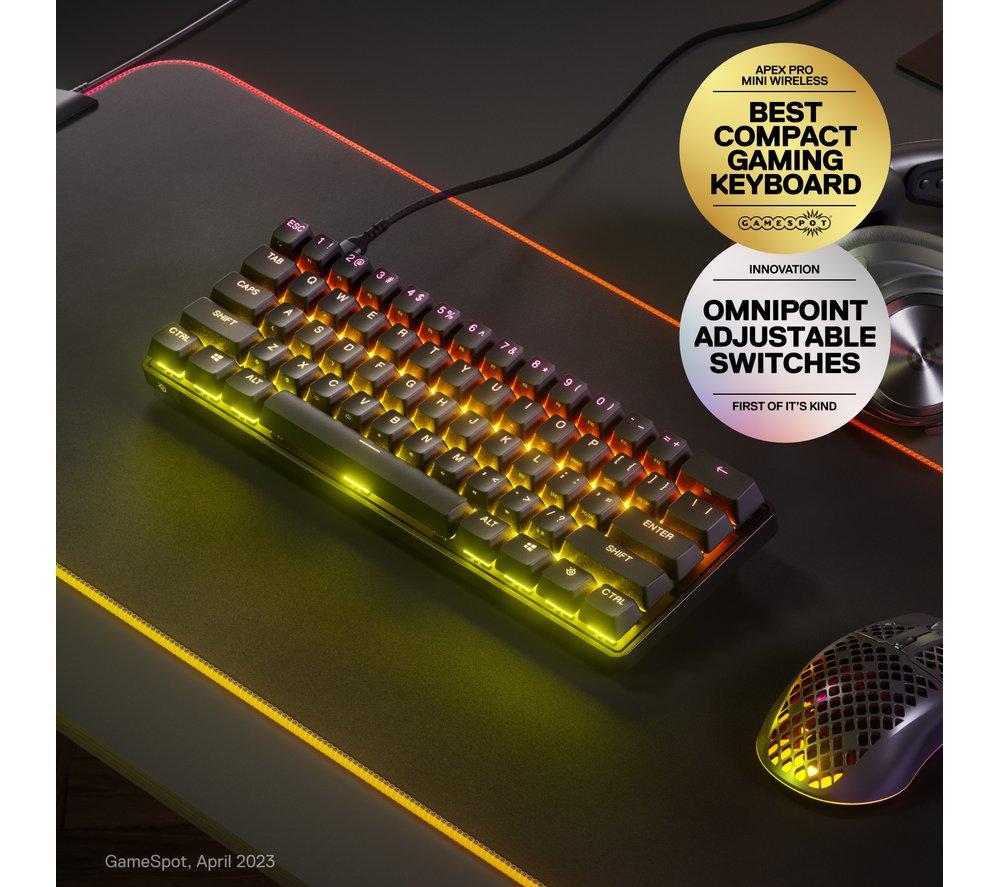 STEELSERIES Apex Pro Mini Mechanical Gaming Keyboard - Black