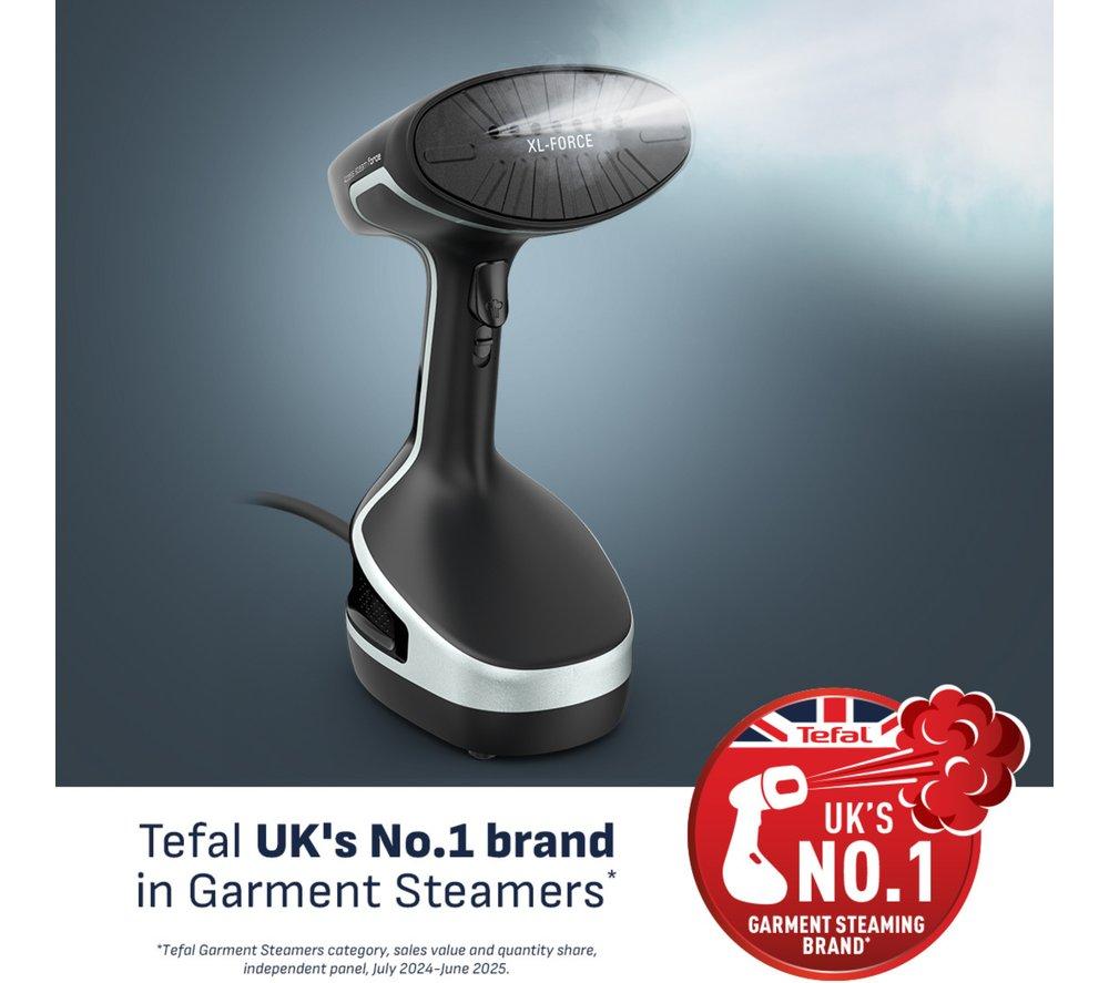 TEFAL Access Steam Force DT8270G0 Clothes Steamer - Black & Silver image number 2 of 11