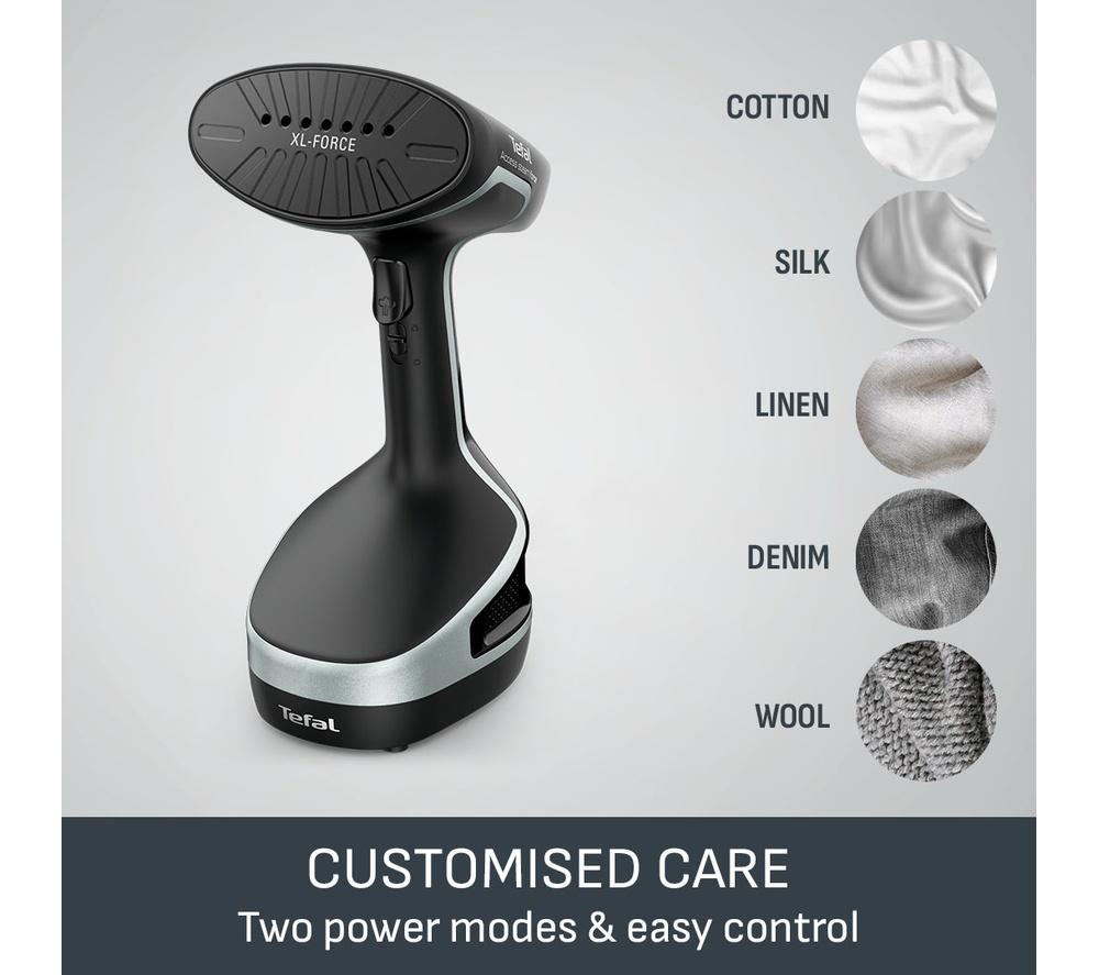 TEFAL Access Steam Force DT8270G0 Clothes Steamer - Black & Silver image number 8 of 11