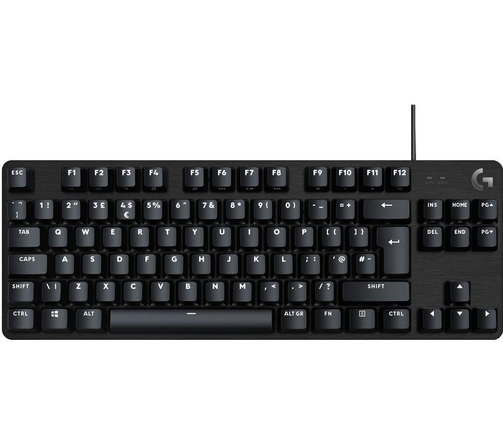 LOGITECH G413 SE TKL Mechanical Gaming Keyboard, Black