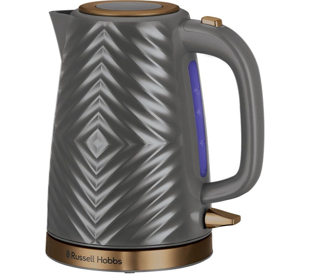 Buy RUSSELL HOBBS Groove 26382 Jug Kettle Grey Currys