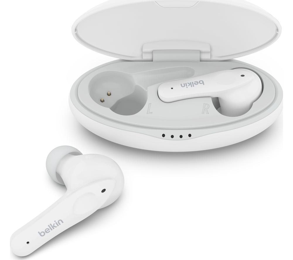 BELKIN SoundForm Nano Wireless Bluetooth Kids Earbuds White