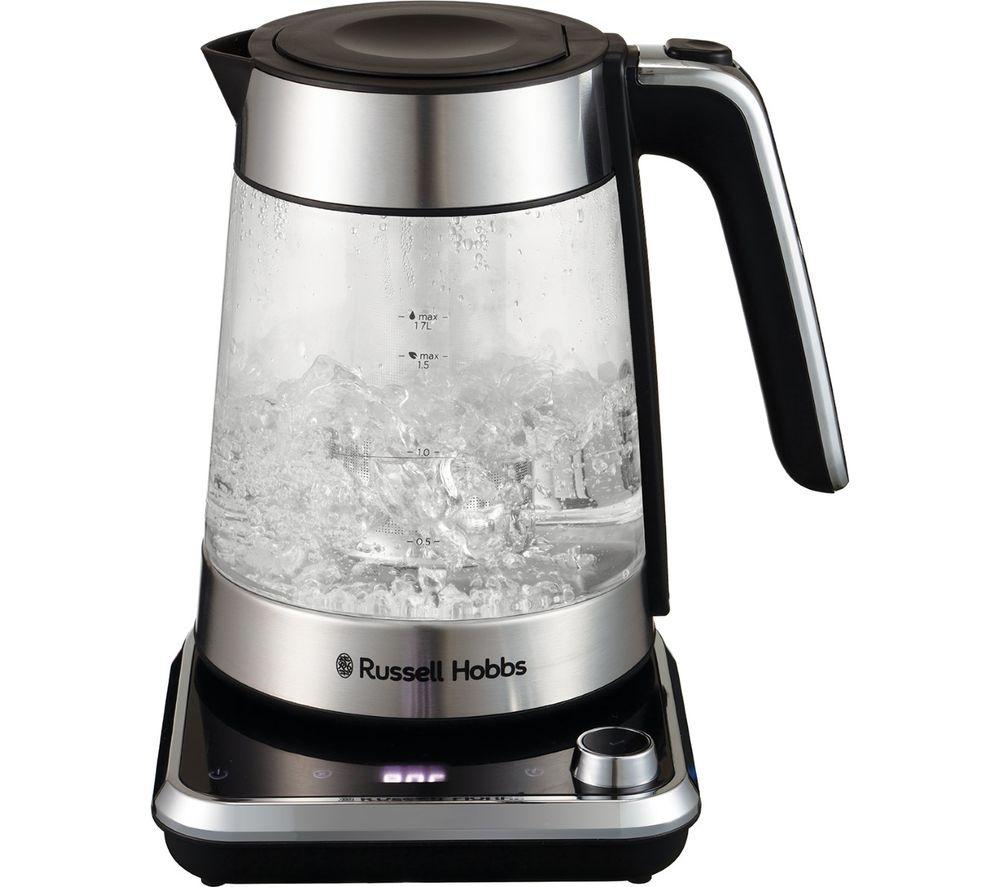 RUSSELL HOBBS Attentiv 26200 Jug Kettle Silver & Black