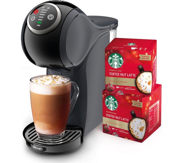 Buy DOLCE GUSTO by De'Longhi Genio S Plus Starbucks Toffee Nut Bundle  Coffee Machine - Grey
