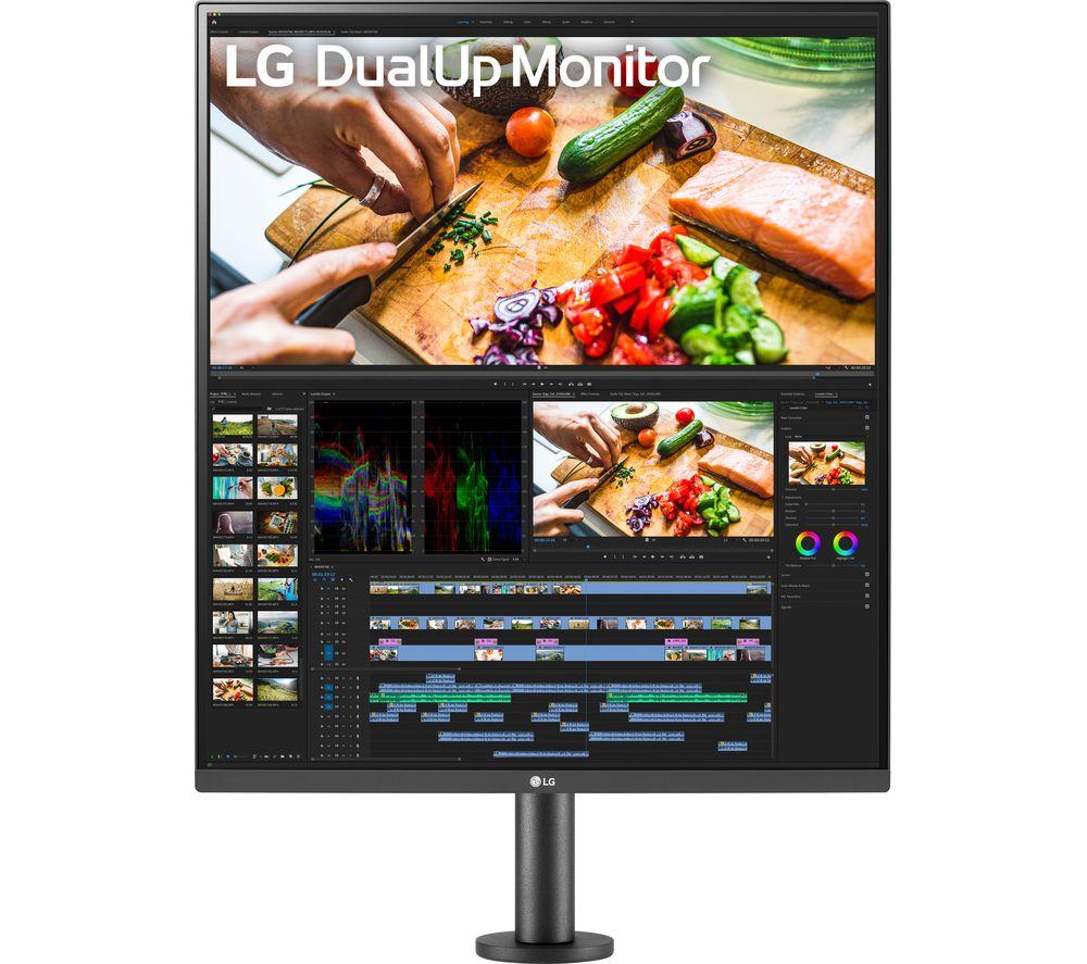 LG DualUp 28MQ780-B.AEK Quad HD 27.6 Nano IPS LCD Monitor - Black, Black