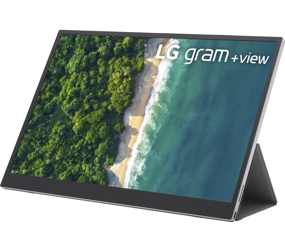 Buy LG gram +view Quad HD 16" IPS LCD Portable Monitor Silver Currys