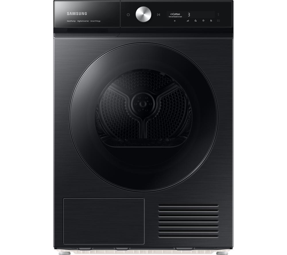 SAMSUNG Bespoke Series 8 AI Energy DV90BB9445GB/S1 WiFi-enabled 9 kg Heat Pump Tumble Dryer – Black, Black