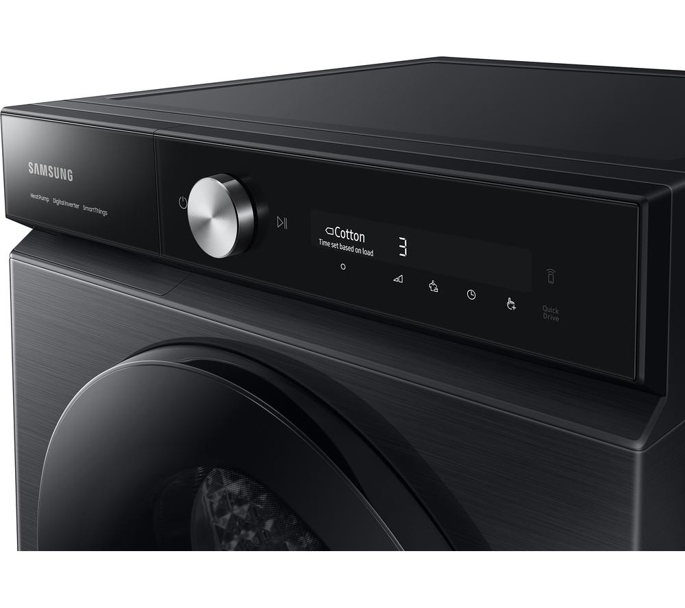 SAMSUNG Bespoke Series 8 AI Energy DV90BB9445GB/S1 WiFi-enabled 9 kg Heat Pump Tumble Dryer - Black image number 10 of 12