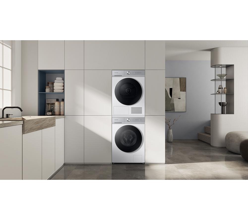 SAMSUNG Series Bespoke Series 8 AI Energy DV90BB9445GH/S1 WiFi-enabled 9 kg Heat Pump Tumble Dryer - White image number 12 of 12