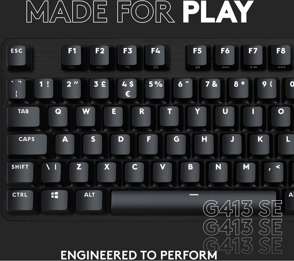 LOGITECH G413 SE Mechanical Gaming Keyboard - Black image number 8 of 8