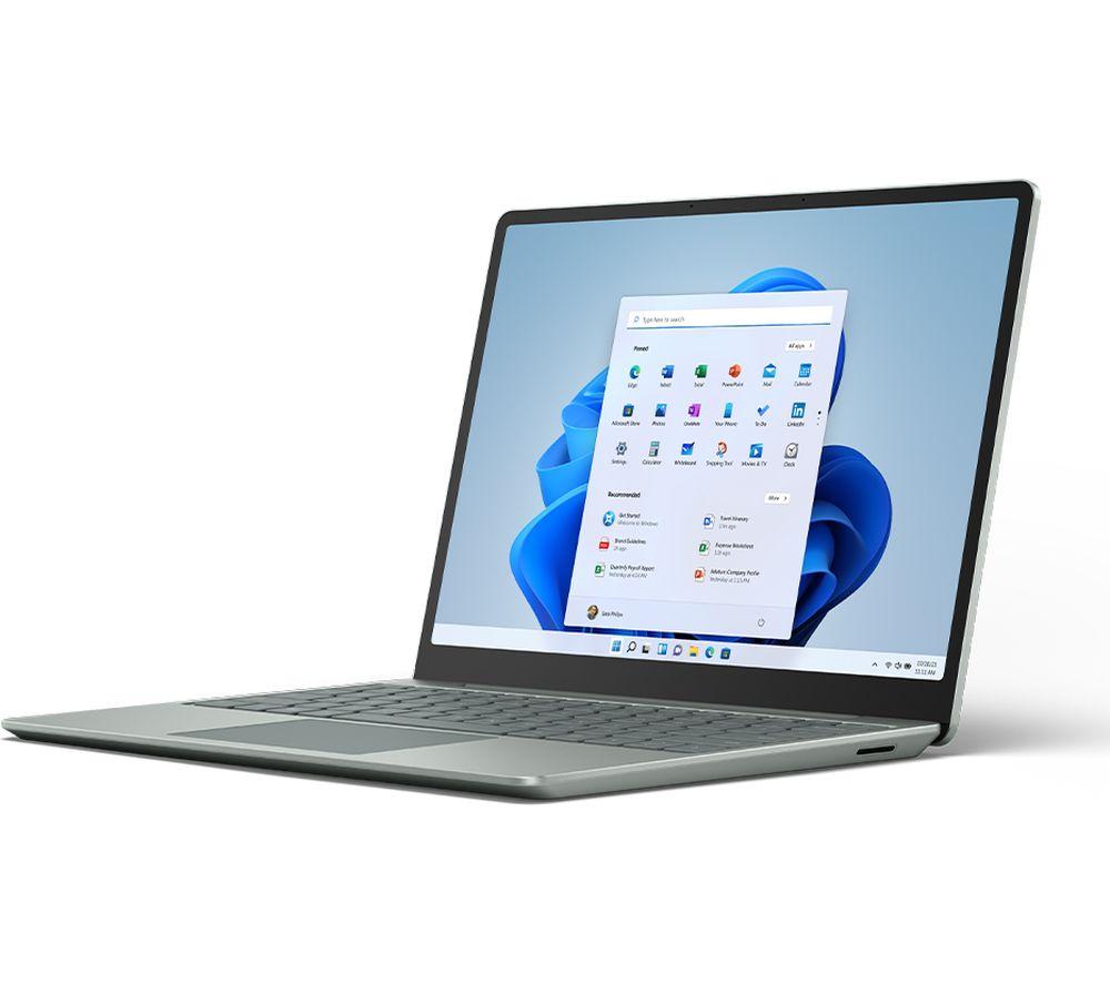 MICROSOFT 12.4" Surface Laptop Go 2 Sage & 365 Personal - 15 Months, 1 User, 5 Devices Bundle