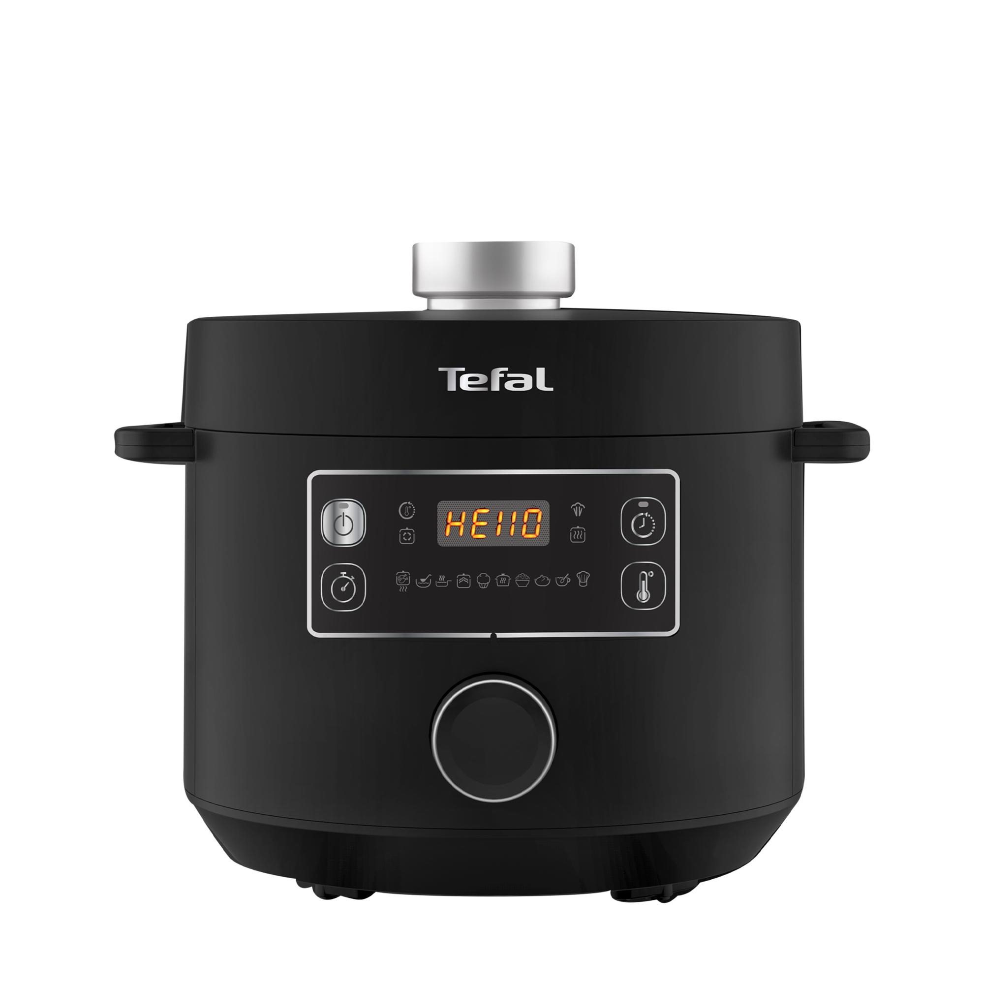 TEFAL Turbo Cuisine CY754840 Pressure Cooker - Black, Black