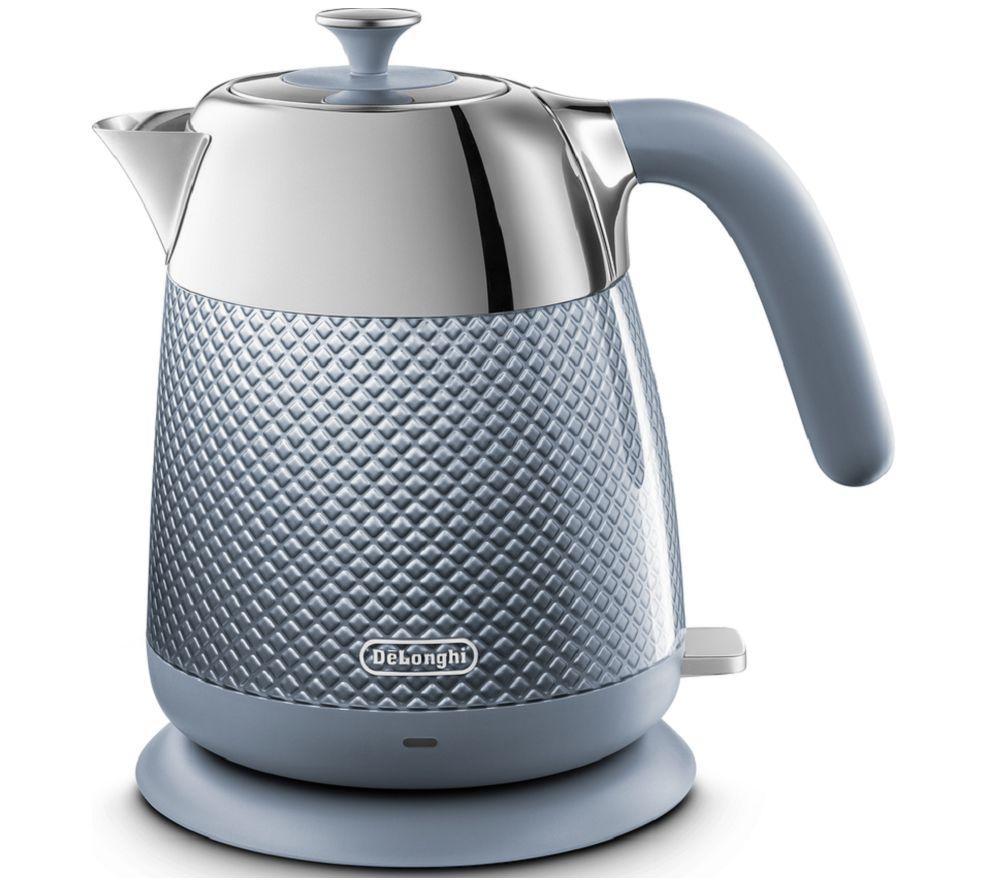 DELONGHI Luminosa KBL3001GY Jug Kettle - Grey & Blue, Blue