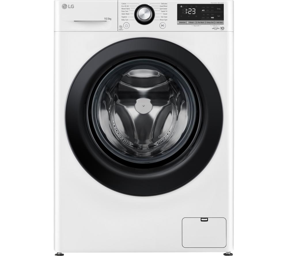 LG AI DD V3 F4V310WNEH 10.5 kg 1400 Spin Washing Machine - White