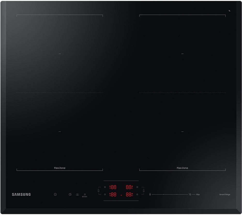 SAMSUNG NZ64B5066KK/U1 Electric Induction Smart Hob – Black, Black