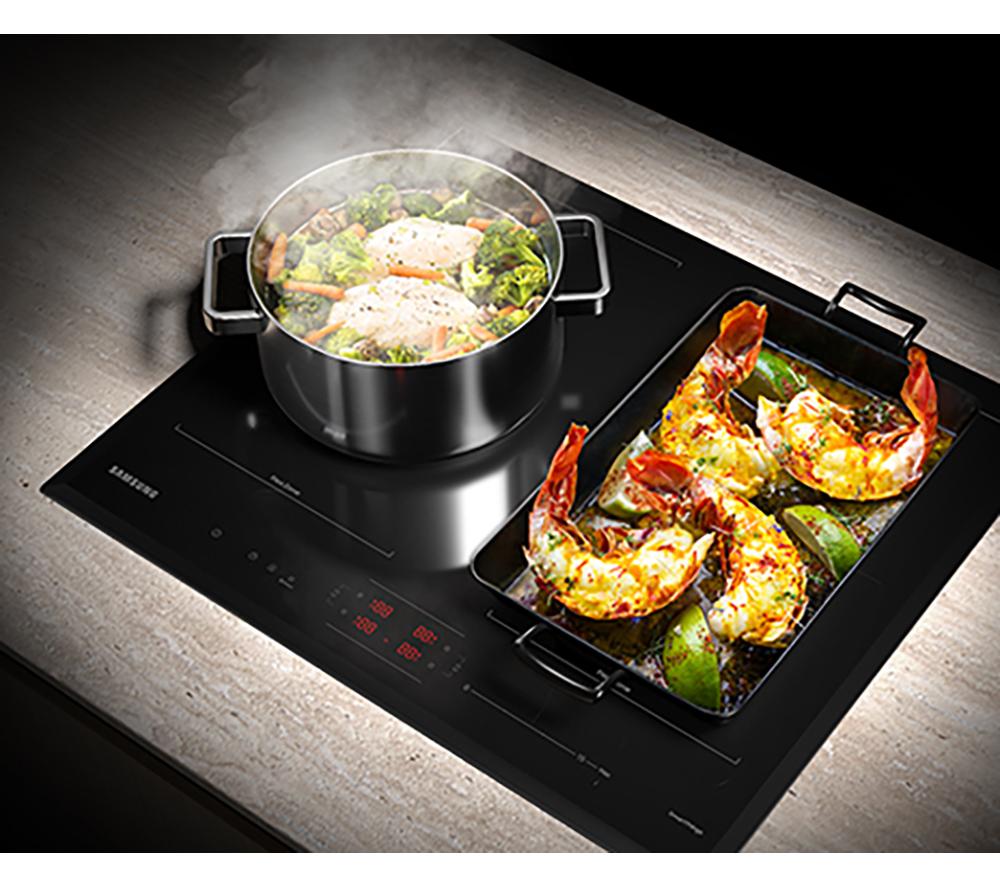SAMSUNG NZ64B5066KK/U1 59 cm Electric Induction Smart Hob - Black image number 8 of 9