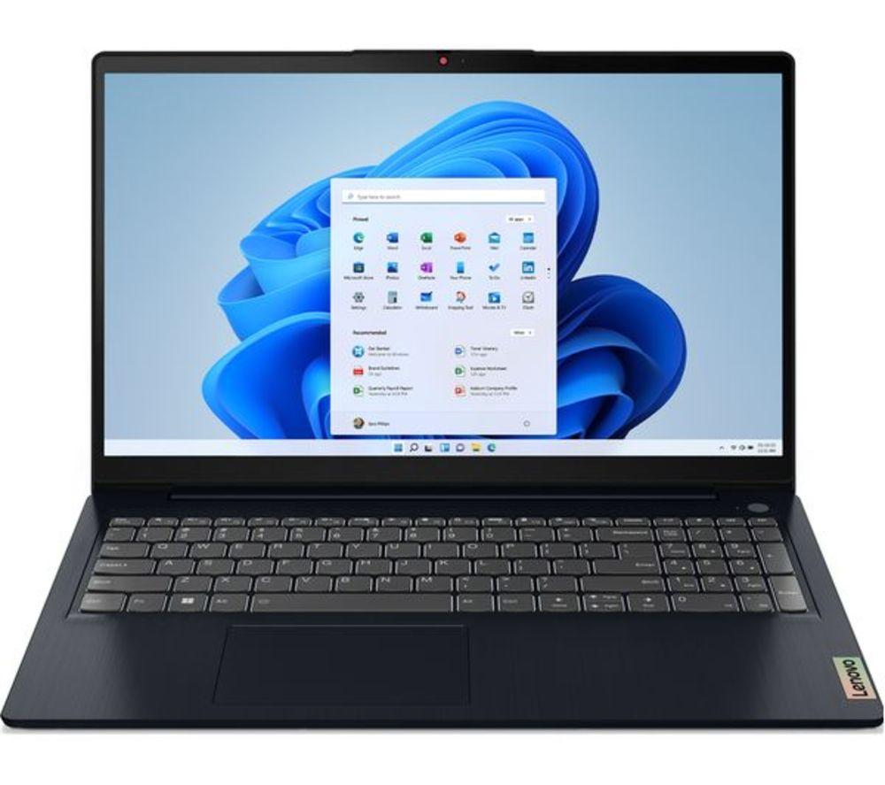 LENOVO IdeaPad 3i 15.6 Laptop - IntelCore? i3, 128 GB SSD, Blue, Blue