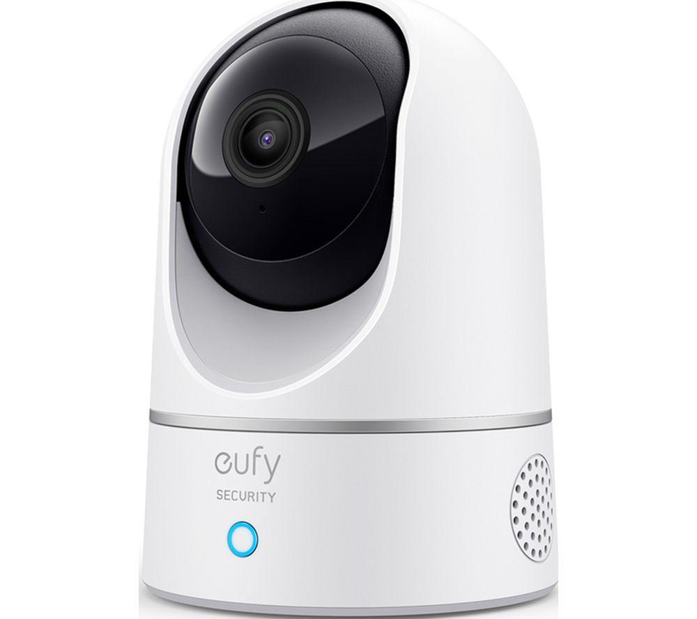 EUFY Cam 2K Pan and Tilt Smart Indoor Security Camera, White