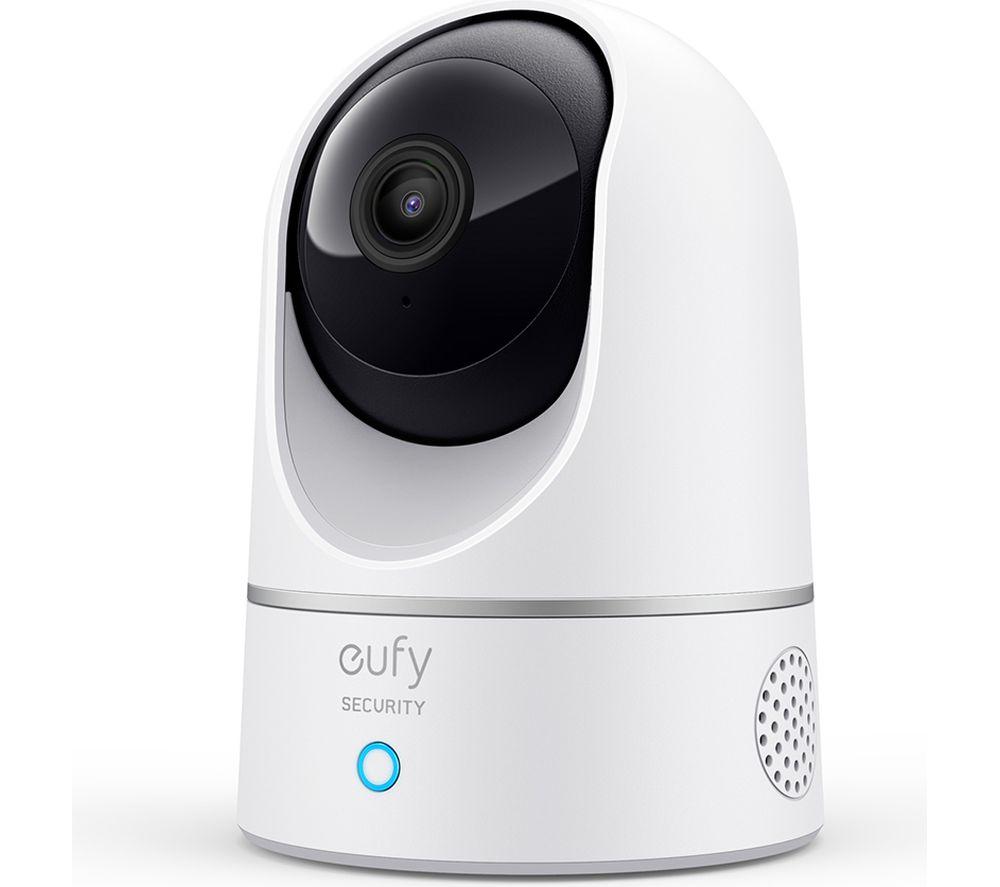 EUFY Cam 2K Pan and Tilt Smart Indoor Security Camera, White