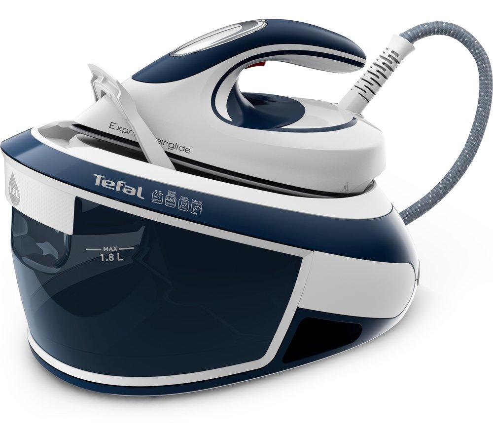 TEFAL Express Airglide SV8022 Steam Generator Iron - White & Blue