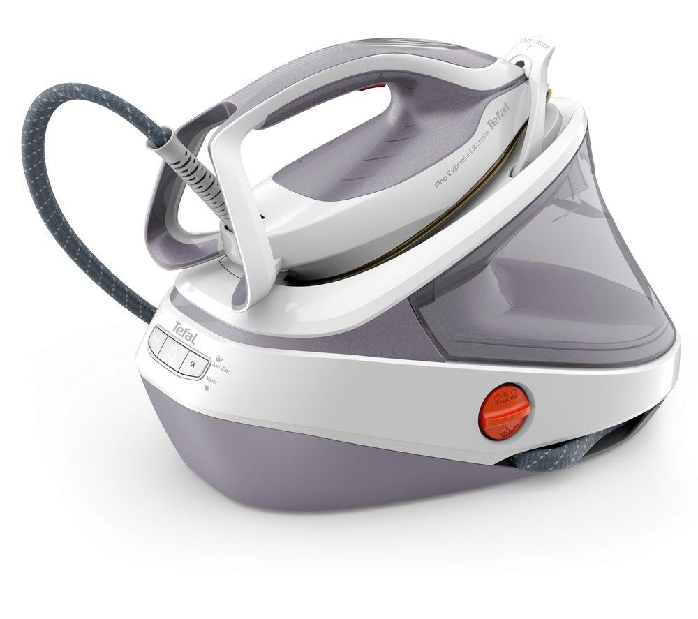 Image of TEFAL Pro Express Ultimate II GV9713 Steam Generator Iron - White & Grey