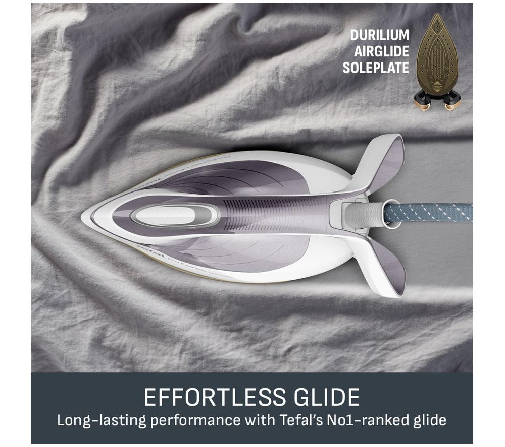 TEFAL Pro Express Ultimate II GV9713 Steam Generator Iron - White & Grey image number 6 of 10