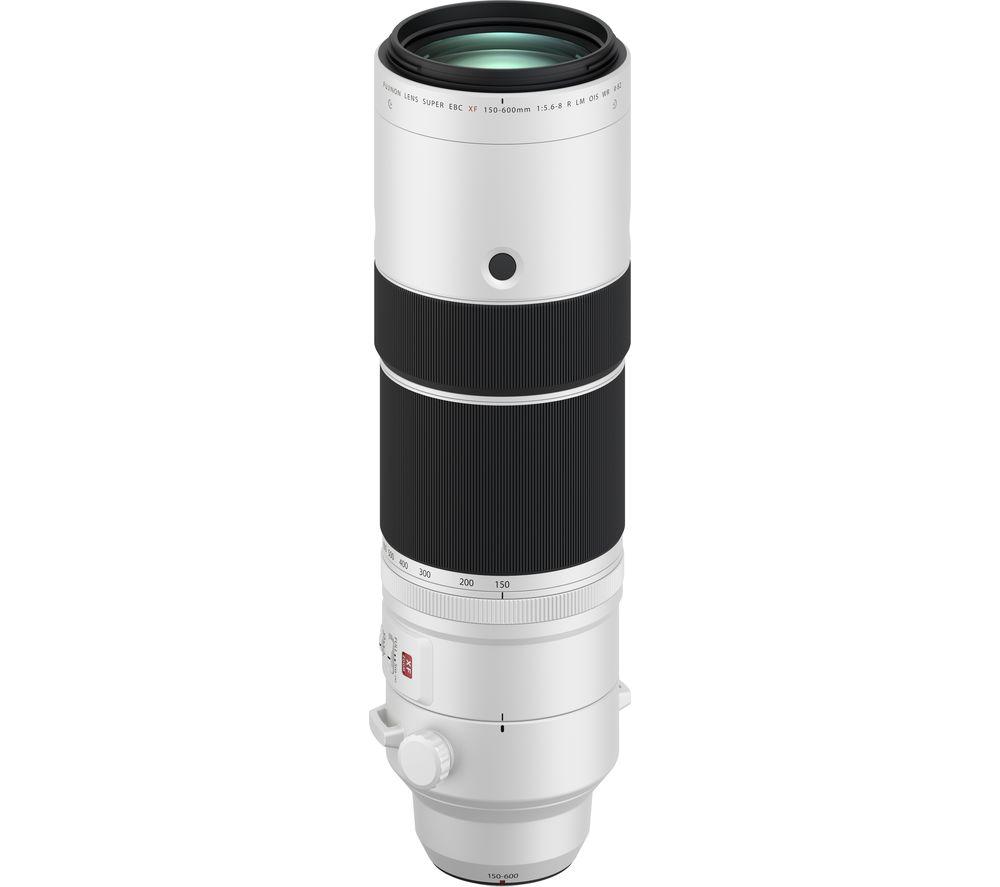 FUJIFILM Fujinon XF 150-600 mm f/5.6-8 R LM OIS WR Telephoto Zoom Lens, White