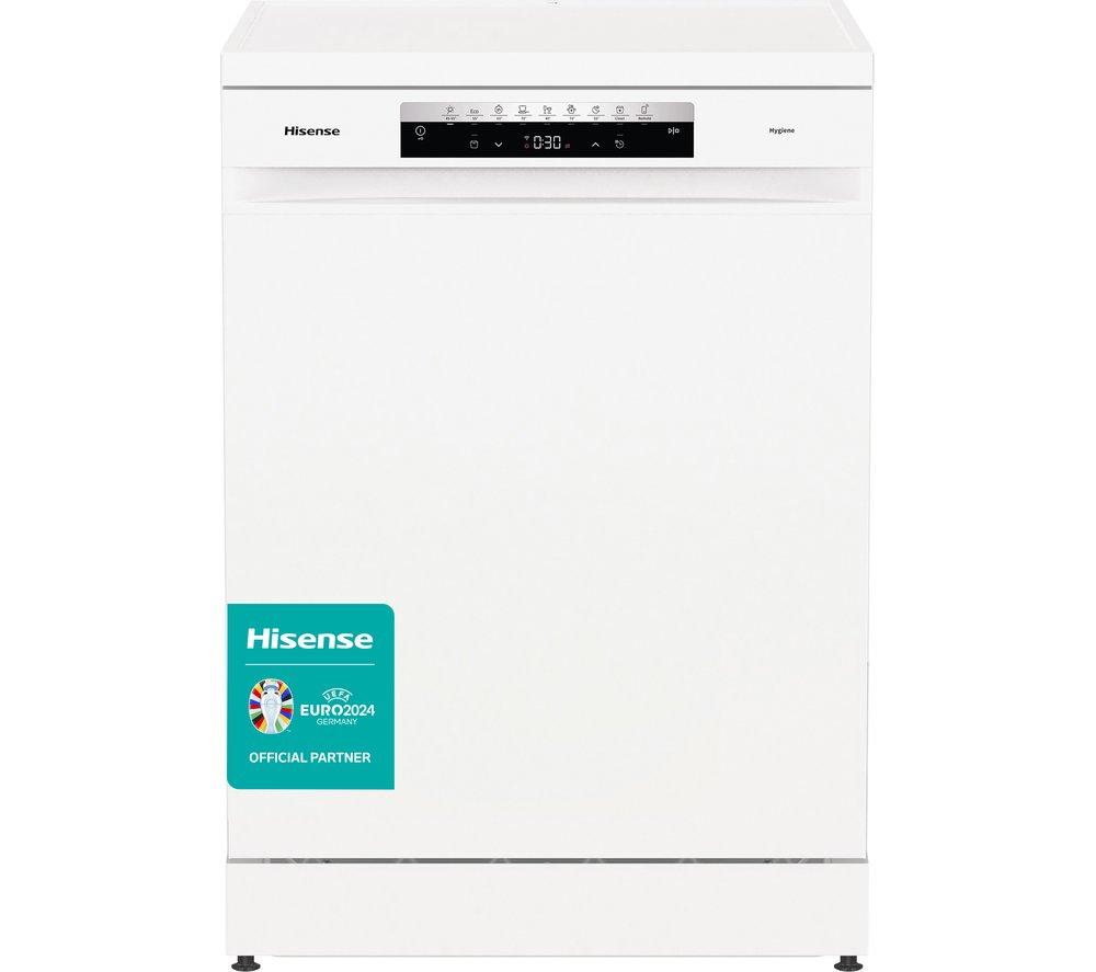 HISENSE HS673C60WUK Full Size WiFi-enabled Dishwasher - White, White