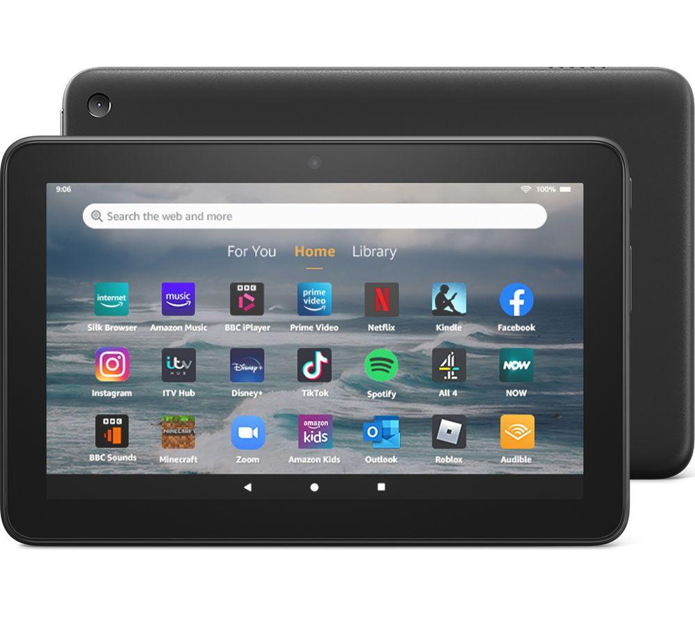 Image of AMAZON Fire 7 Tablet (2022) - 32 GB, Black, Black