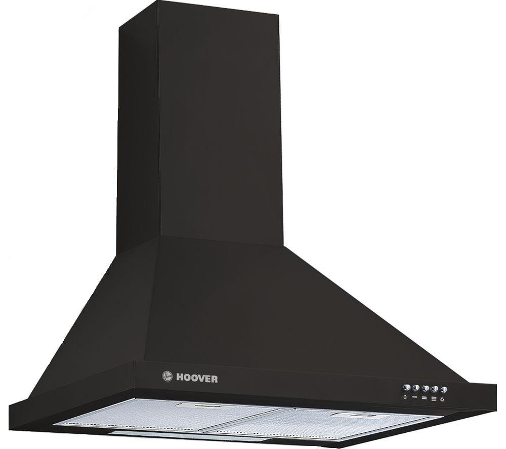 HOOVER HCE160N/1 Chimney Cooker Hood - Black, Black