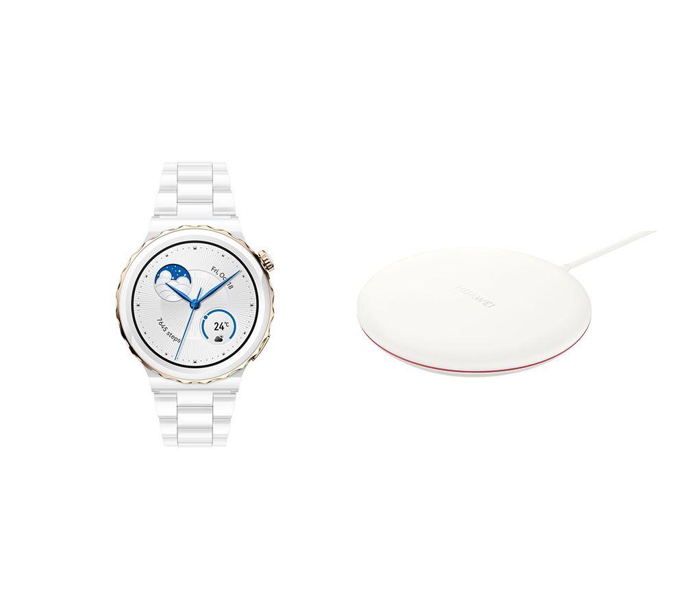HUAWEI Watch GT 3 Pro 43mm Gold  CP60 15W Wireless Charger review