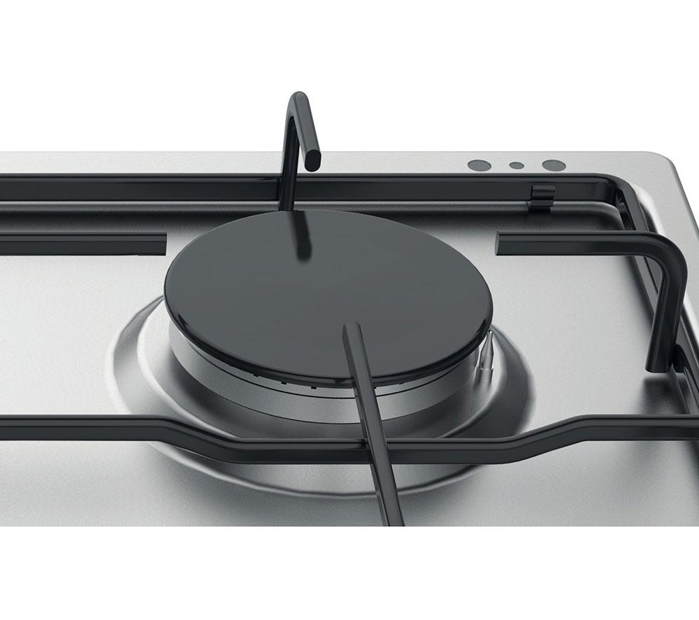 HOTPOINT PPH 60P F IX UK 59 cm Gas Hob - Stainless Steel image number 4 of 4