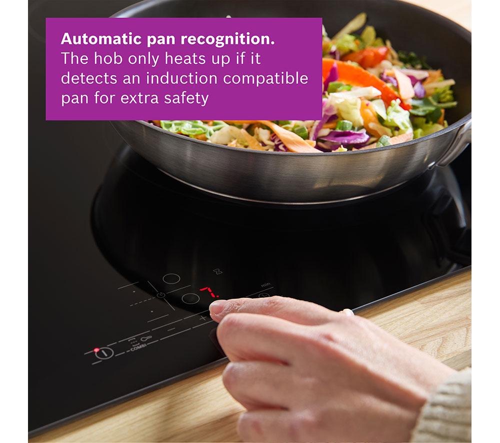BOSCH Series 4 CombiZone PWP611BB5B 59 cm Plug-in Electric Induction Hob - Black image number 6 of 21
