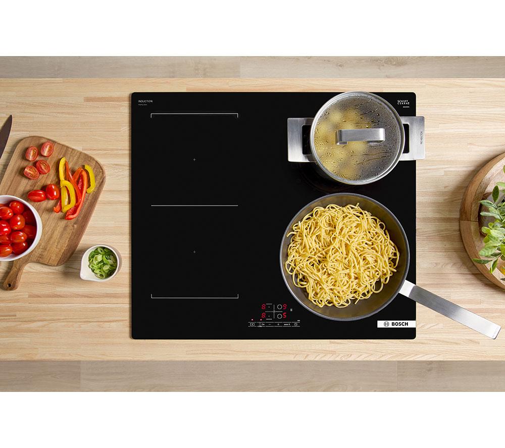 BOSCH Series 4 CombiZone PWP611BB5B 59 cm Plug-in Electric Induction Hob - Black image number 15 of 21