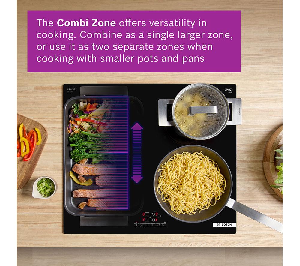 BOSCH Series 4 CombiZone PWP611BB5B 59 cm Plug-in Electric Induction Hob - Black image number 22 of 22