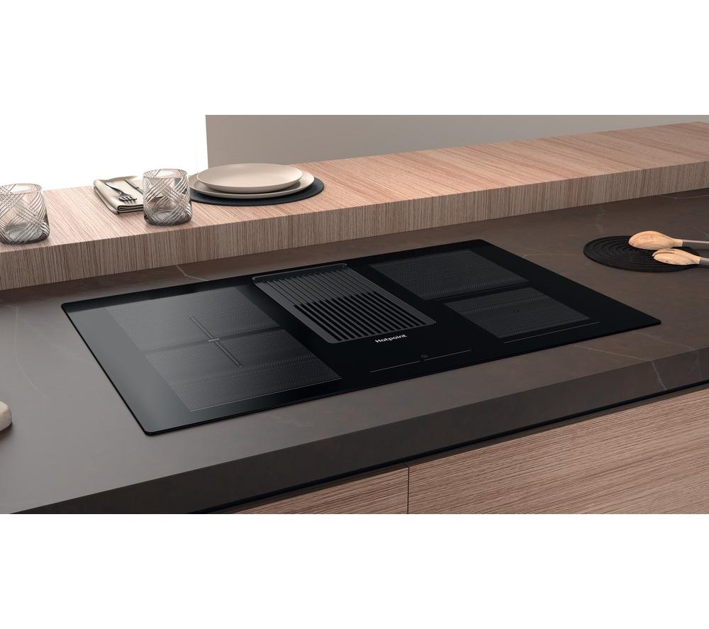 HOTPOINT PVH 92 B K 83 cm Vented Hob - Black image number 7 of 10