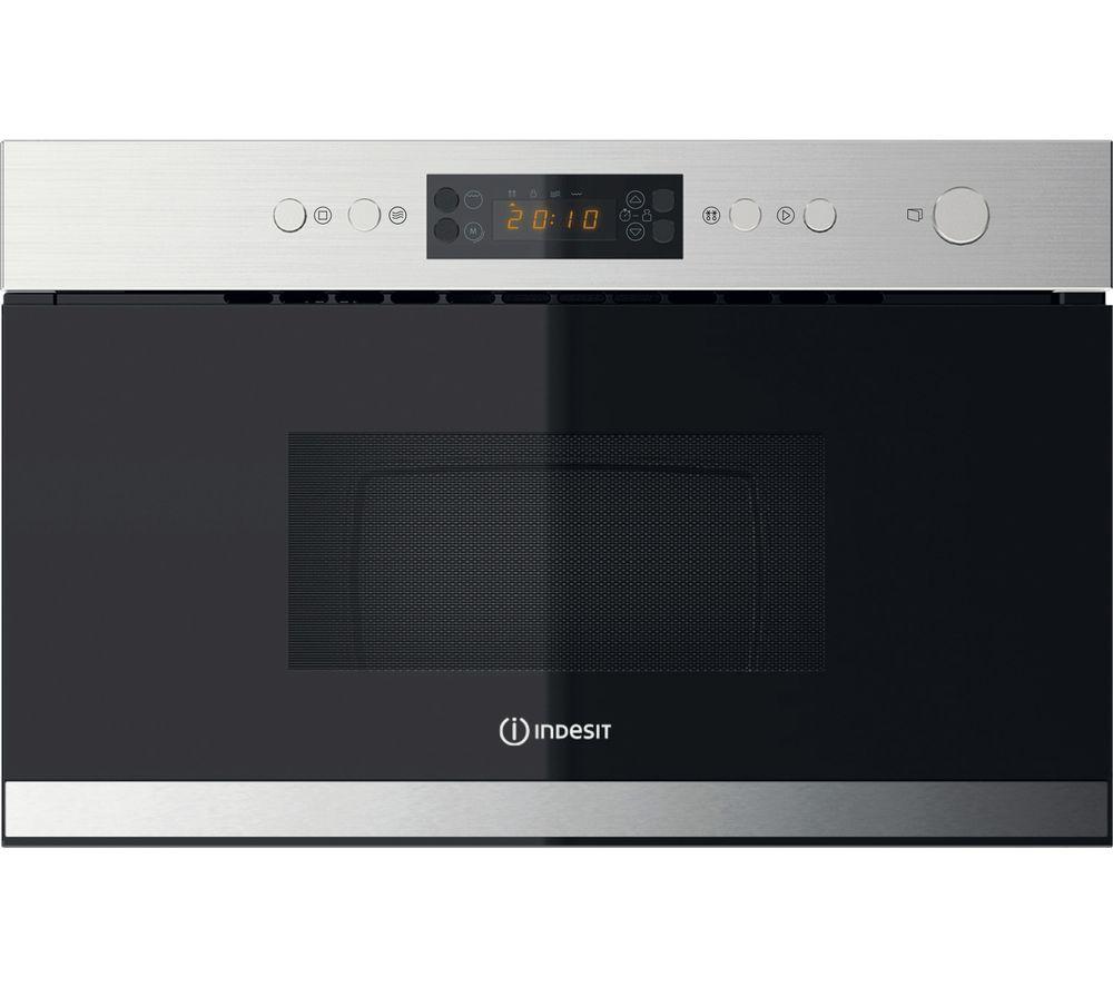 INDESIT MWI 3213 IX UK Built-in Microwave with Grill - Stainless Steel, Stainless Steel