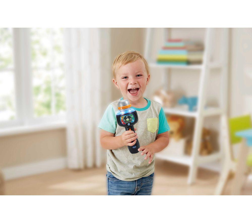 VTECH Singing Sounds Karaoke Microphone - Black image number 6 of 7