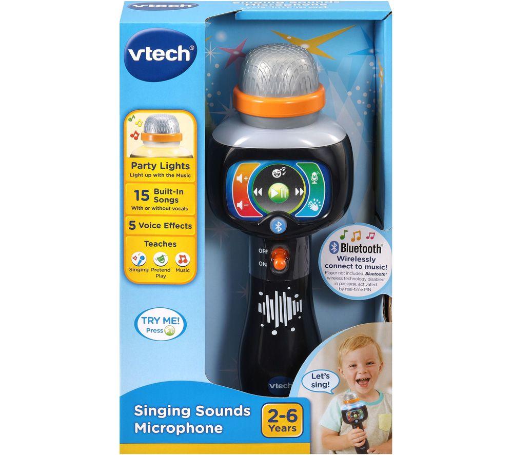 VTECH Singing Sounds Karaoke Microphone - Black image number 7 of 7