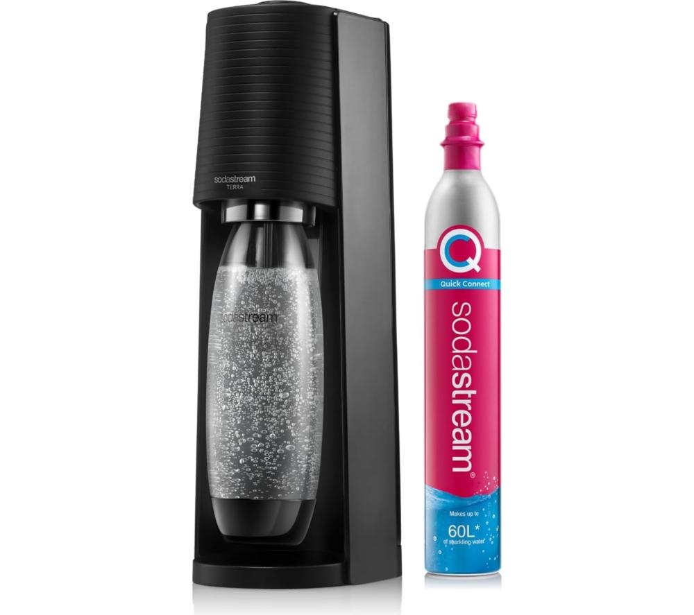 SODASTREAM Terra Sparkling Water Maker - Black