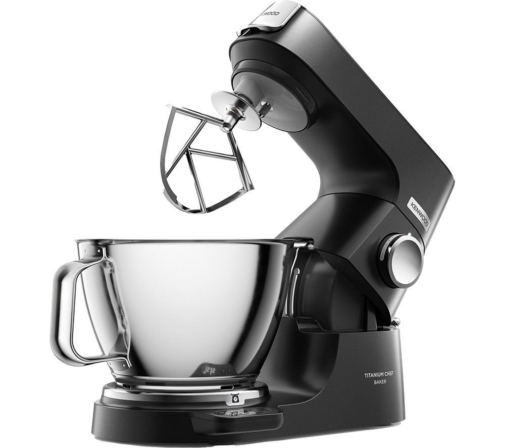 KENWOOD Titanium Chef Baker KVC85.004BK Stand Mixer - Black, Black