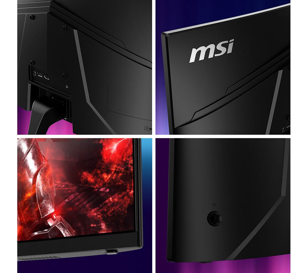 Monitor Gaming Msi Curvo G243cv Lcd, 24 Pulgadas, 1xhdmi, 1xdp, 1920 X 1080  Pixeles, Respuesta 1ms, 75 Hz, Panel Va, Amd Freesync, Color Negro