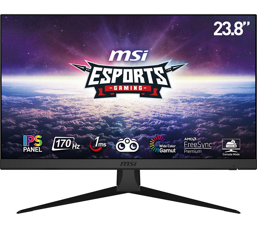 MSI Optix G2412 Full HD 23.8 IPS Gaming Monitor - Black, Black