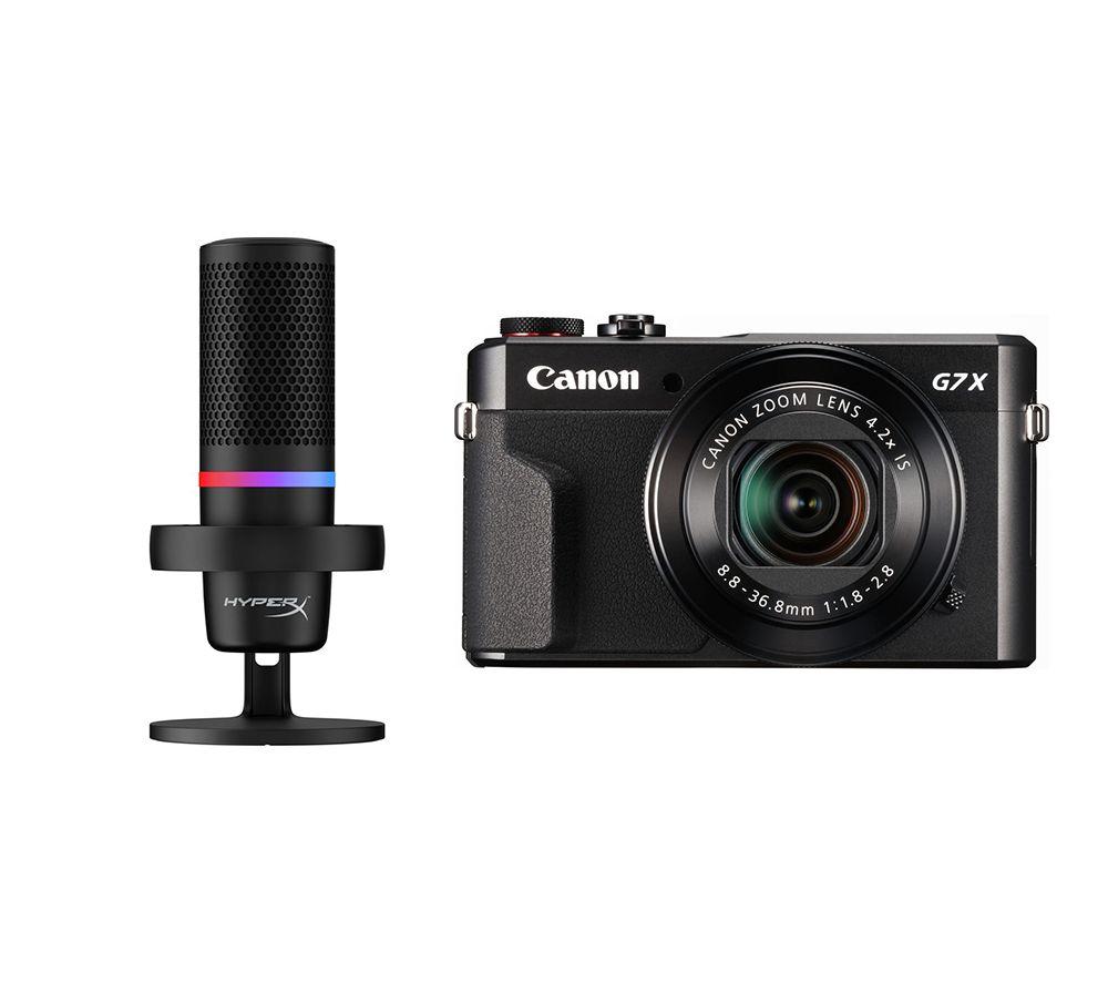Click to view product details and reviews for Canon Powershot G7x Mk Ii Compact Camera Hyperx Duocast Microphone Bundle Black.