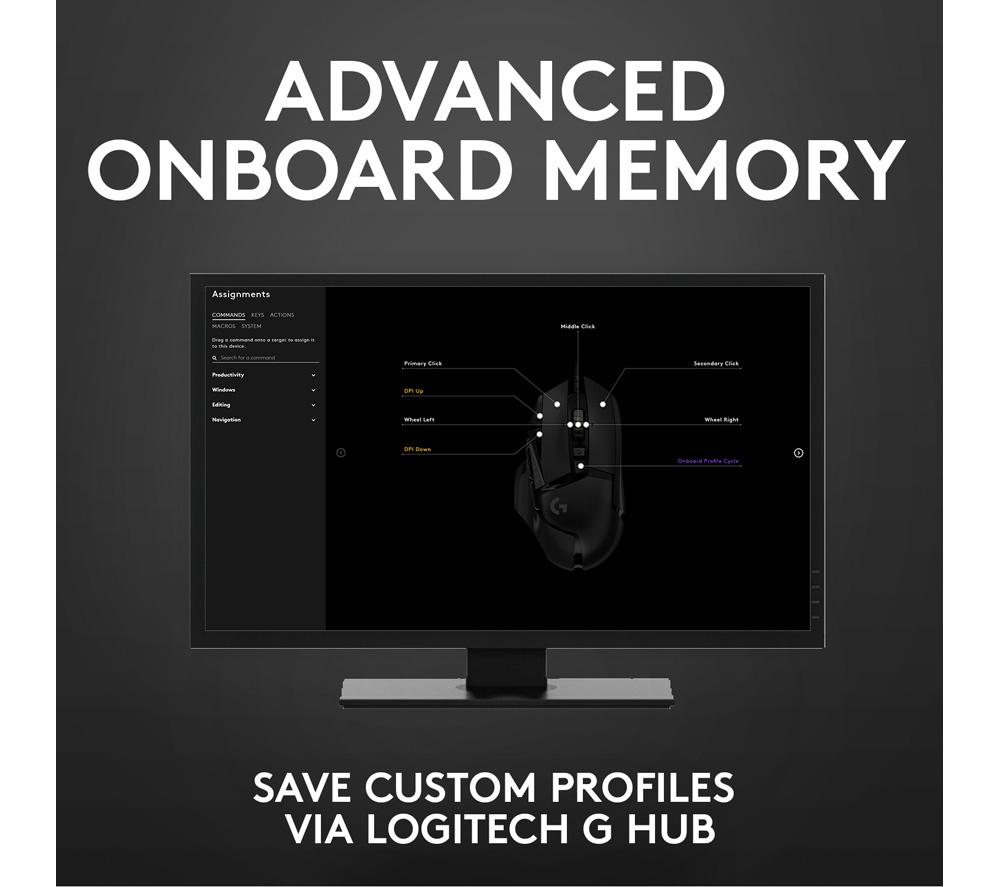 LOGITECH G413 SE TKL Mechanical Gaming Keyboard & G502 Hero Optical Gaming Mouse Bundle image number 8 of 13