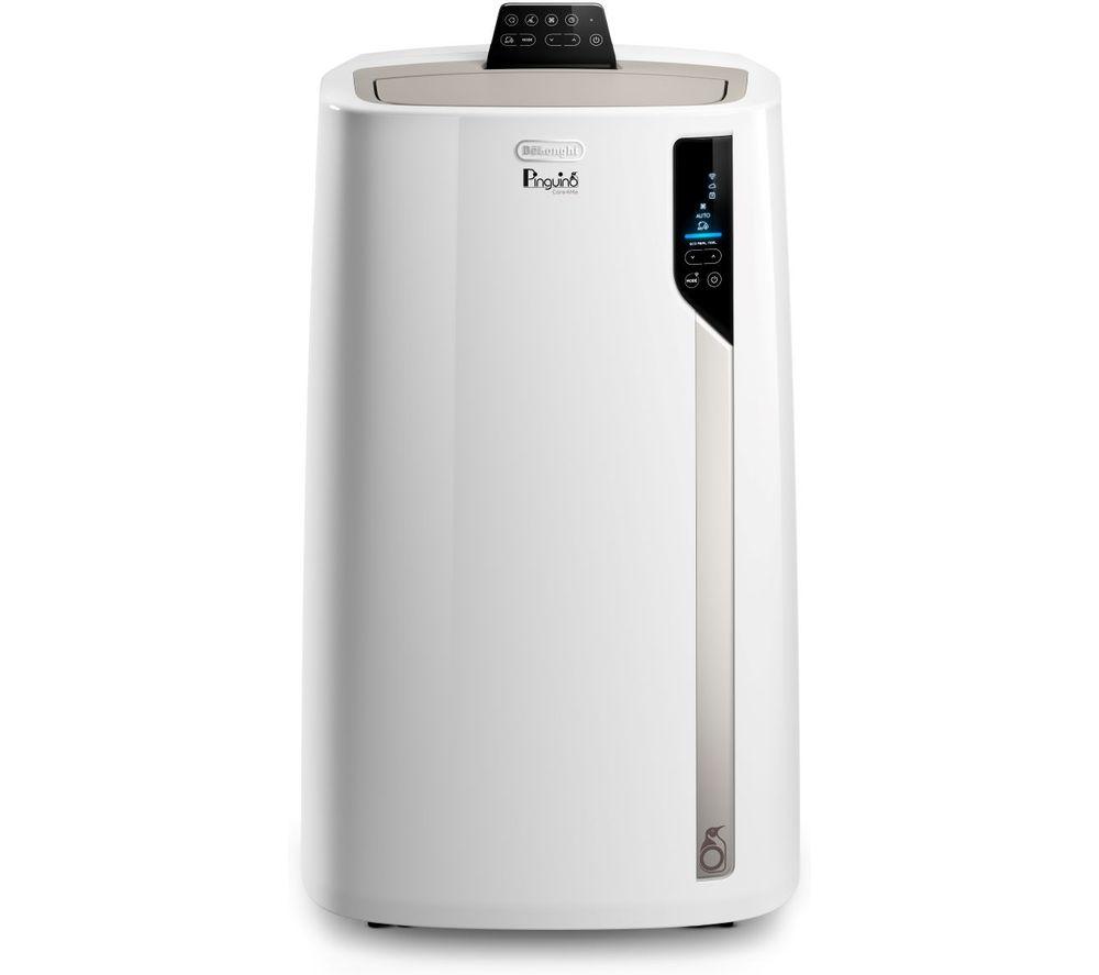 DELONGHI Pinguino EL112CST 11000 BTU Smart Air Conditioner & Dehumidifier - White, White