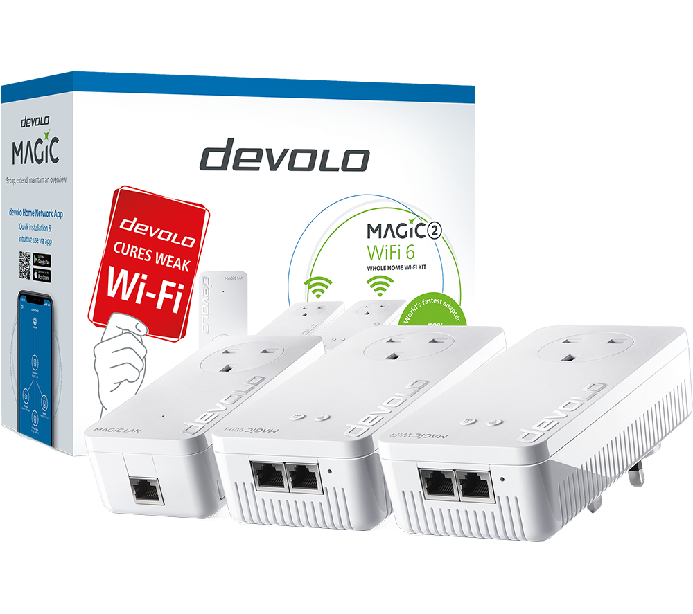 DEVOLO Magic 2 8826 WiFi 6 Powerline Starter Kit - Triple Pack image number 5 of 15