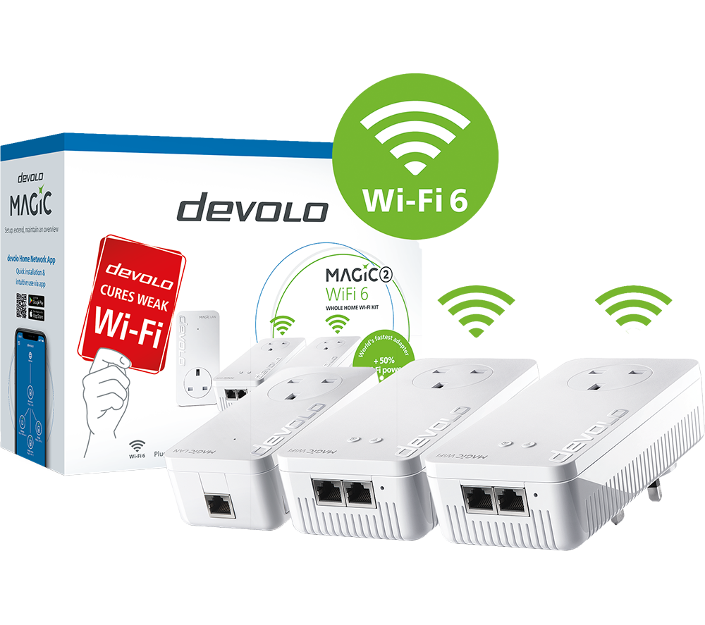 DEVOLO Magic 2 8826 WiFi 6 Powerline Starter Kit - Triple Pack image number 6 of 15
