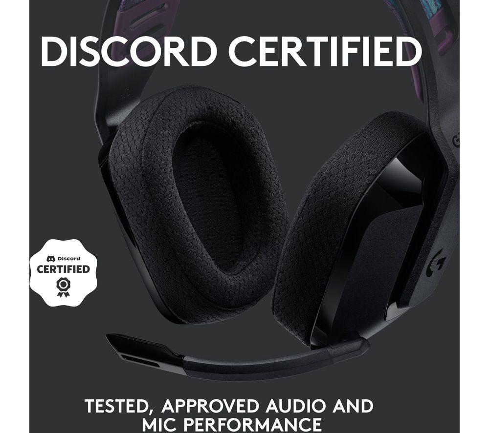 LOGITECH G535 LIGHTSPEED Wireless Gaming Headset - Black image number 8 of 11