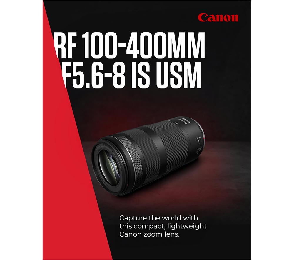 CANON RF 100-400 mm f/5.6-8 IS USM Telephoto Zoom Lens image number 2 of 10